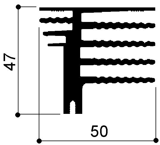 cod. art. FM416 : Dissipatori di calore in alluminio in barre 
