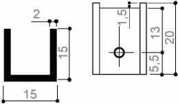 Dissipatori di calore in alluminio per componenti TO-220