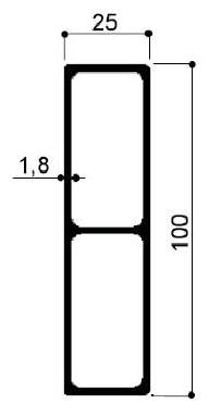 cod. art. 1203 : profilo in alluminio speciale