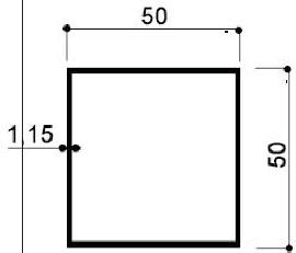 cod. art. 1210 : profilo in alluminio speciale