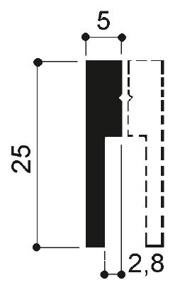 cod. art. FM1424 : porta racle in alluminio per serigrafia o settore tessile