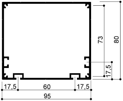 B3-160BK Custodia In Alluminio Estruso Nero Per Elettronica – 160x108.5x45mm – Schermatura EMI E Slot Per PCB