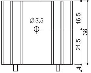 Dissipatori di calore in alluminio per componenti TO-220