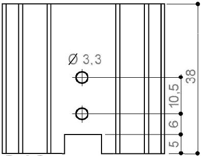 Dissipatori di calore in alluminio per componenti TO-220