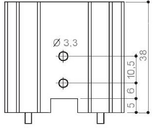 Dissipatori di calore in alluminio per componenti TO-220