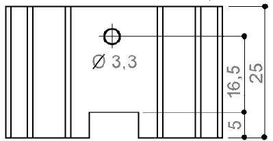 Dissipatori di calore in alluminio per componenti TO-220