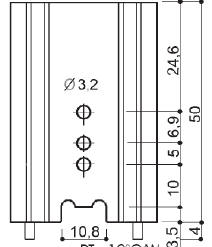 Dissipatori di calore in alluminio per componenti TO-220