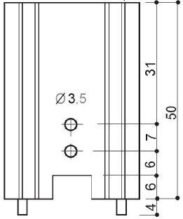 Dissipatori di calore in alluminio per componenti TO-220