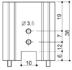 Dissipatori di calore in alluminio per componenti TO-220