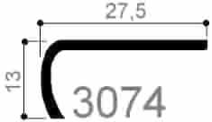 cod. art. FM3074 : profilo in alluminio speciale