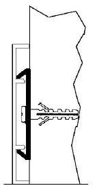 schema montaggio zoccolino in alluminio