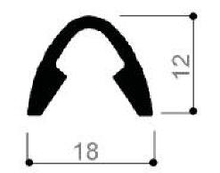 cod. art. FM3228 : profilo in alluminio speciale