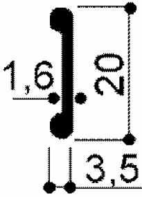 cod. art. FM3309 : profilo in alluminio anodizzato: battiscopa