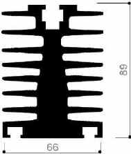 cod. art. FM410 : Dissipatori di calore in alluminio in barre 