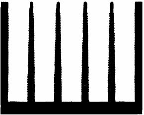 dissipatore in alluminio in sezione