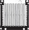 dissipatore in alluminio in sezione