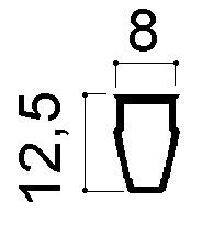 profilo in alluminio modulare cod 761