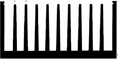 dissipatore in alluminio in sezione