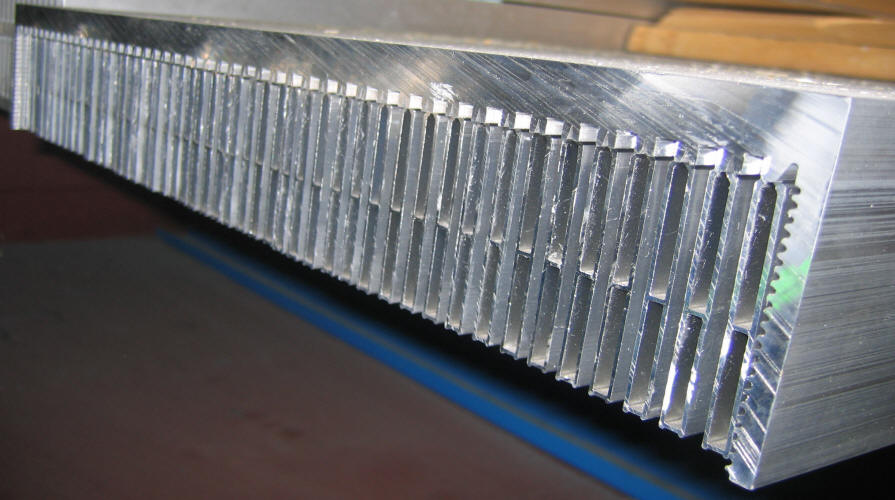 dissipatore in alluminio ad alte prestazioni