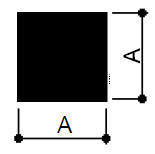 Barra quadra di alluminio 6082 estrusa