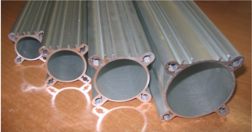 tubi in alluminio per cilindri pneumatici
